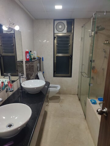 Bathroom in 3.5 BHK Apartment at K Raheja Vistas Premiere, Mohammadwadi – for Rent