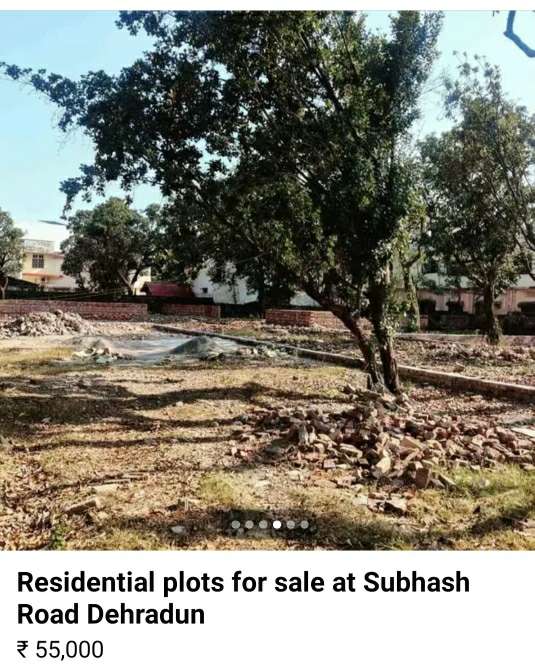 208 Sq.Yd. Plot in Subhash Road Dehradun