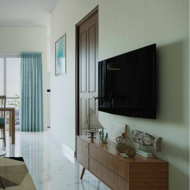 Living Room, shriram-liberty-square 3 Bedroom 1010 Sq.Ft. Apartment In Electronic City Phase ii Bangalore 6650263