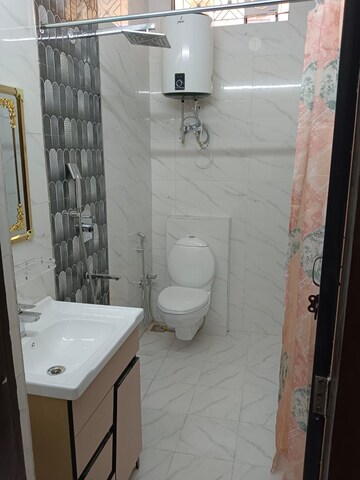 Bathroom in 2 BHK Builder Floor at Lajpat Nagar – for Rent