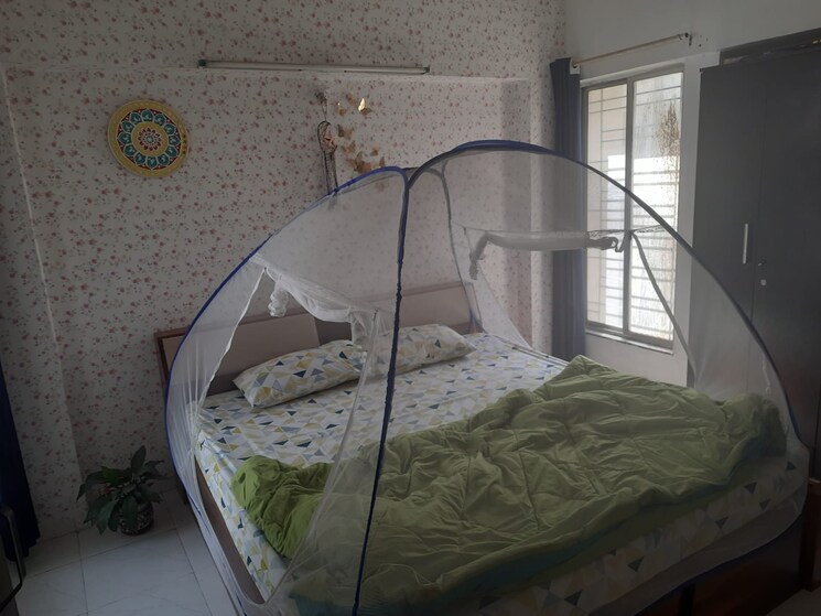 Bedroom, karan-rhea 2 Bedroom 800 Sq.Ft. Apartment In Wadegaon Pune 6654459