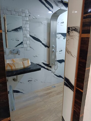 Bathroom in 3.5 BHK Builder Floor at East Of Kailash – for Rent