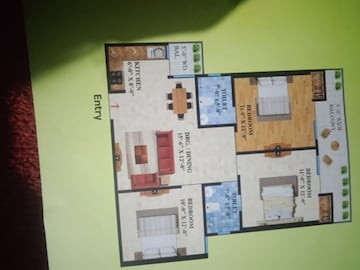 2 BHK Apartment For Resale in Milan Earth Raj Nagar Extension Ghaziabad  6663418