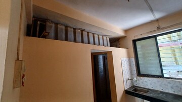 Kitchen in 1 RK Builder Floor at Akash Apartment Virar East, Virar East – for Rent