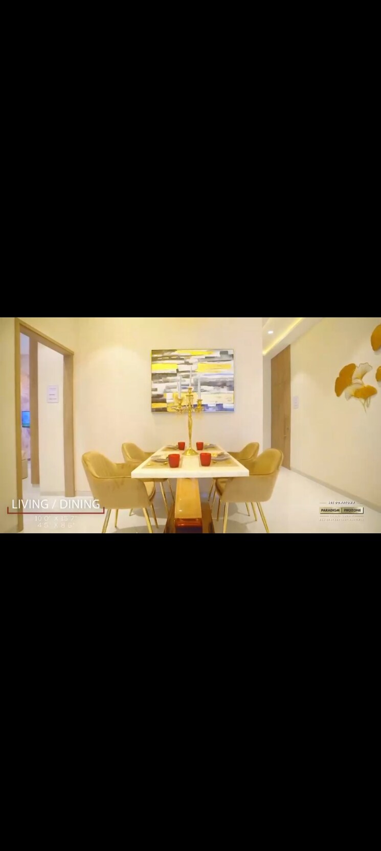 Living Room, paradigm-business-bay-102-downtown 1 Bedroom 395 Sq.Ft. Apartment In Oshiwara Mumbai 6678672