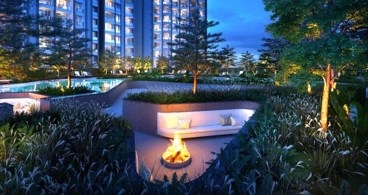 Swimming Pool, paranjape-opulus 2 Bedroom 1045 Sq.Ft. Apartment In Ghodbunder Road Thane 6683617