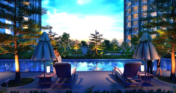 Swimming Pool, paranjape-opulus 2 Bedroom 1045 Sq.Ft. Apartment In Ghodbunder Road Thane 6683617