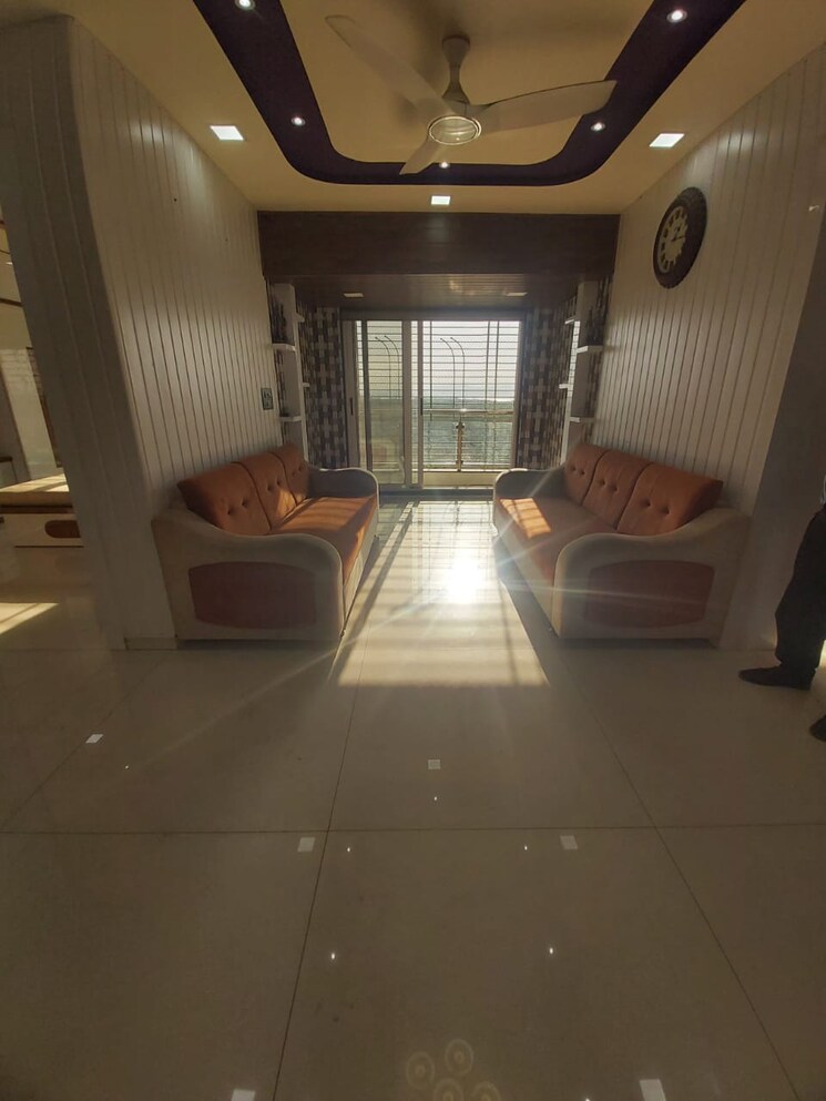 Living Room, shah-chheda-mahavir-ornate 4 Bedroom 2700 Sq.Ft. Apartment In Kopar Khairane Navi Mumbai 6690797