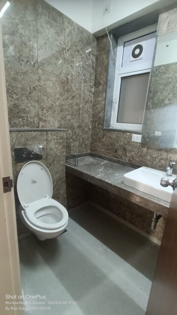Bathroom in 2 BHK Apartment at L&T Crescent Bay T2, Parel – for Sale