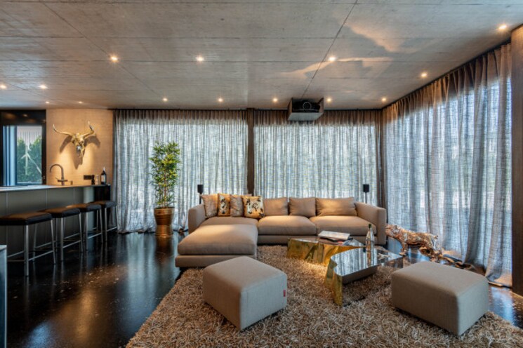 Living Room, navyug-chs 3 Bedroom 904 Sq.Ft. Apartment In Naupada Thane 6546393