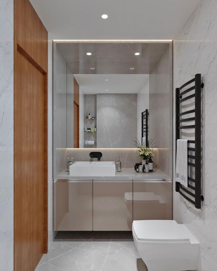 Attached Bathroom, skylark-apartment-lokhandwala-complex 3 Bedroom 1100 Sq.Ft. Apartment In Lokhandwala Complex Mumbai 6698474