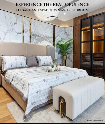 Bedroom in 3 BHK Apartment at Ruparel Ariana, Parel – for Sale