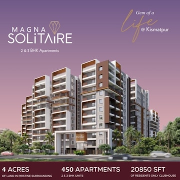 3 BHK Apartment For Resale in Magna Solitaire Bandlaguda Jagir Hyderabad  6701047