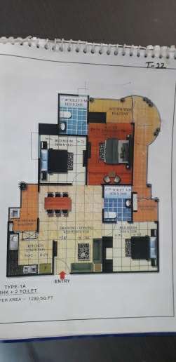 3 BHK Apartment For Resale in SVP Gulmohur Garden Raj Nagar Extension Ghaziabad  6708527