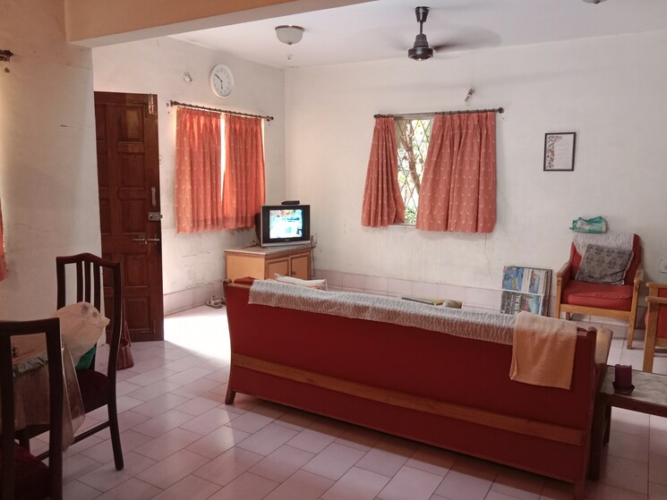 Living Room, damodar-chs 3 Bedroom 1600 Sq.Ft. Villa In Bibwewadi Pune 6723875