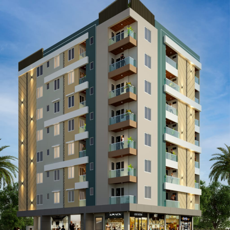 Exterior View, electricity board area 1.5 Bedroom 414 Sq.Ft. Apartment In Electricity Board Area Kota 6728726