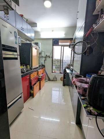 Kitchen in 1 BHK Apartment at Parsik Nagar – for Sale