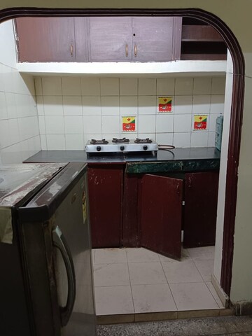 Kitchen in 2 BHK Builder Floor at Lajpat Nagar – for Rent