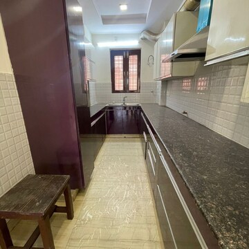 Kitchen in 3 BHK Builder Floor at Ansal Sushant Lok I, Sushant Lok I – for Rent