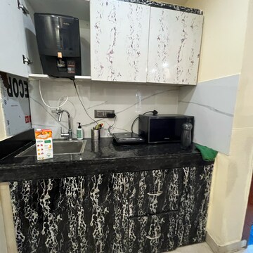 Kitchen in 1 BHK Builder Floor at Ansal Sushant Lok I, Sector 43 – for Rent