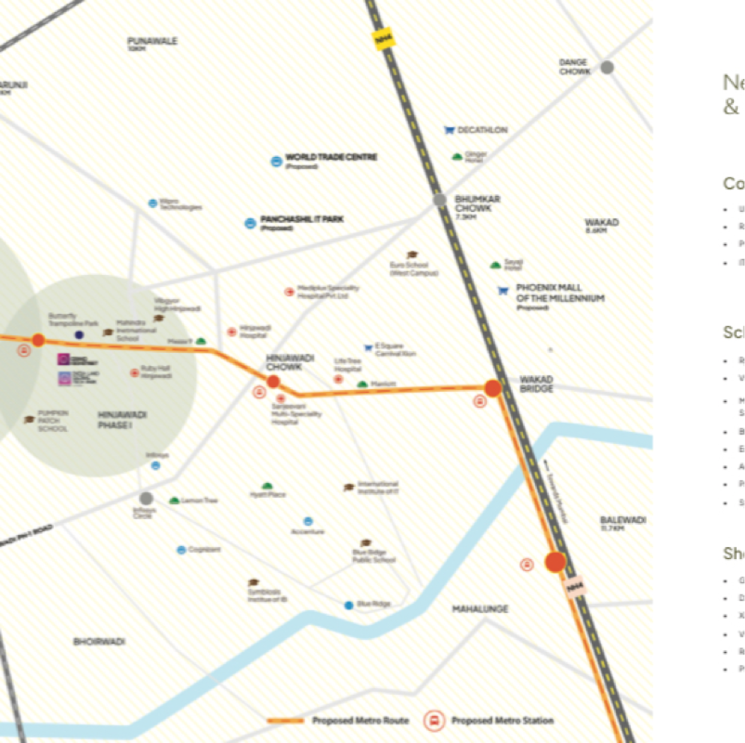 Map Location, global-inspira 3 Bedroom 1093 Sq.Ft. Apartment In Maan Pune 6770012