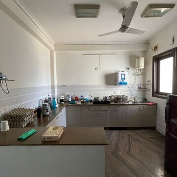 Kitchen in 3 BHK Builder Floor at Ansal Sushant Lok I, Sector 43 – for Rent