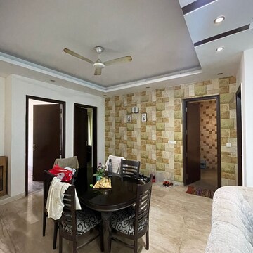 Living Room in 3 BHK Builder Floor at Ansal Sushant Lok I, Sector 43 – for Rent