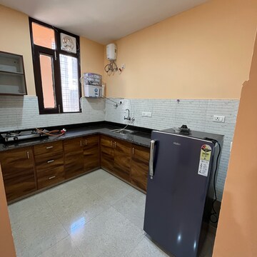 Kitchen in 1 BHK Builder Floor at Ansal Sushant Lok I, Sector 43 – for Rent