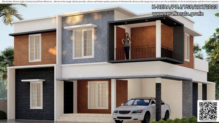 4 Bedroom 2000 Sq.Ft. Independent House in Kaiparambu jn Thrissur
