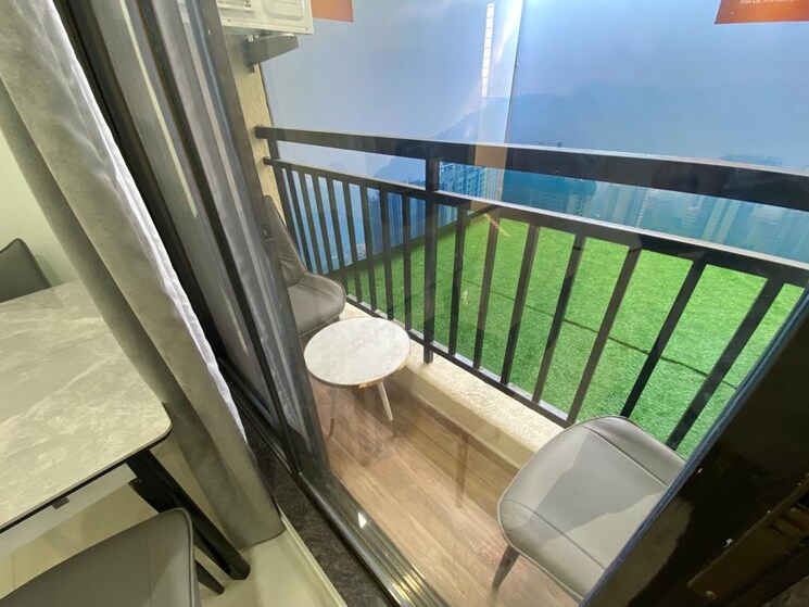 Balcony, mana-ganga 1 Bedroom 450 Sq.Ft. Apartment In Kasarvadavali Thane 6774056