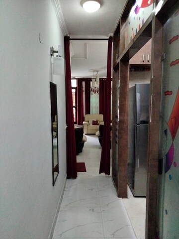 Building Lobby in 3 BHK Apartment at East Of Kailash – for Rent