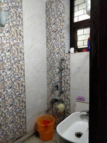 Bathroom in 3 BHK Apartment at East Of Kailash – for Rent