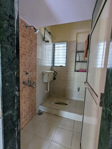 Bathroom in 1 BHK Apartment at Parsik Nagar – for Rent