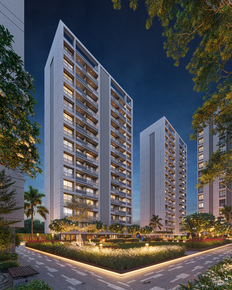 Exterior View, palanpur 3 Bedroom 1861 Sq.Ft. Apartment In Palanpur Surat 6778857