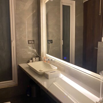 Bathroom in 3 BHK Builder Floor at Ansal Sushant Lok I, Sector 43 – for Rent