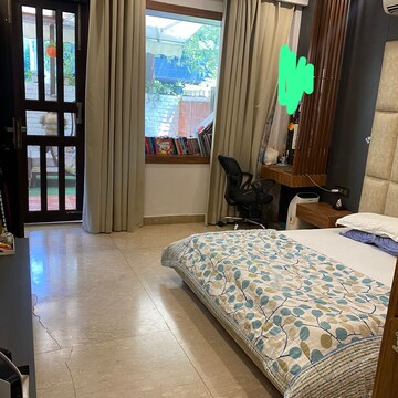 Bedroom in 3 BHK Builder Floor at Ansal Sushant Lok I, Sector 43 – for Rent