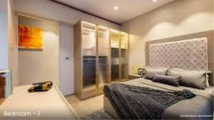 Bedroom, shapoorji-pallonji-sarova 3 Bedroom 1076 Sq.Ft. Builder Floor In Samata Nagar Mumbai 6779701