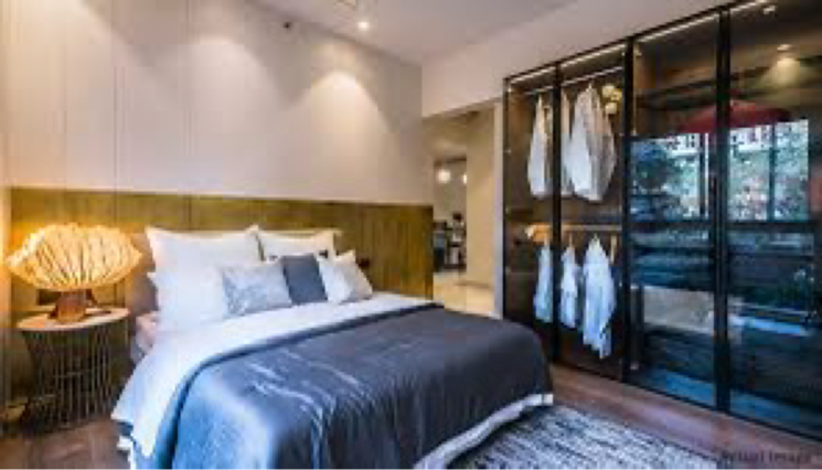 Bedroom, shapoorji-pallonji-sarova 3 Bedroom 1076 Sq.Ft. Builder Floor In Samata Nagar Mumbai 6779701