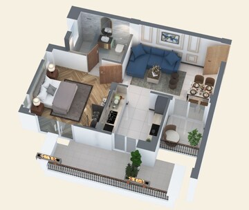 Floor Plan in 3 BHK Apartment at Pioneer Araya, Sector 62 – for Sale