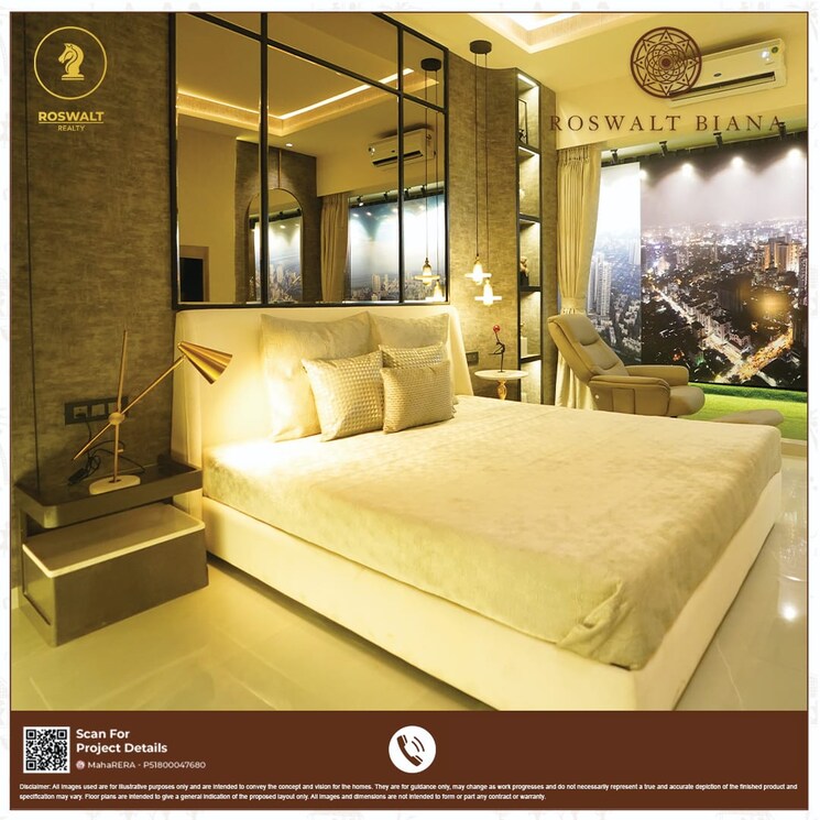 Bedroom, roswalt-zaiden 1 Bedroom 401 Sq.Ft. Apartment In Jogeshwari West Mumbai 6783325