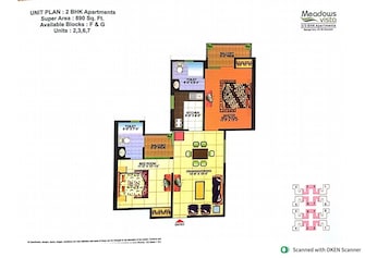 2 BHK Apartment For Resale in Value Meadows Vista Raj Nagar Extension Ghaziabad  6785535