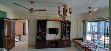 Living Room in 2 BHK Apartment at Kudasan – for Rent