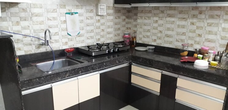 Kitchen, unique-skylinks 3 Bedroom 1100 Sq.Ft. Apartment In Pashan Pune 6786954
