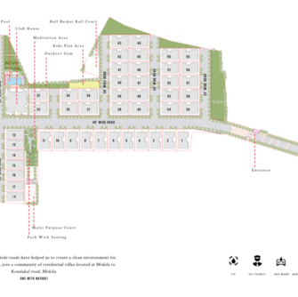 4 BHK Villa For Resale in Poojitha Courtyard Mokila Hyderabad  6787084