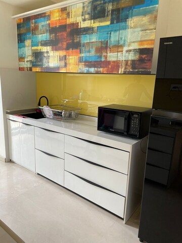 Kitchen in 2 BHK Apartment at Transcon Triumph Tower, Andheri West – for Sale