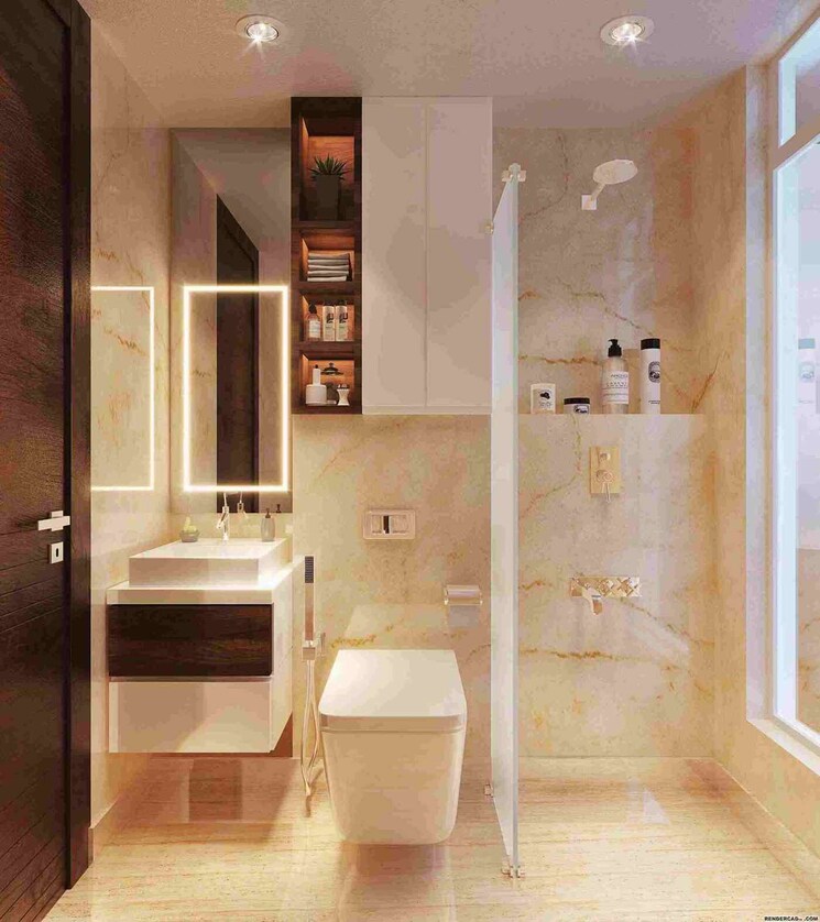 Bathroom, godrej-five-gardens 3 Bedroom 1496 Sq.Ft. Apartment In Matunga East Mumbai 6790135