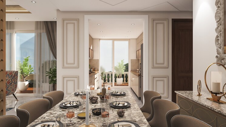 Living Room, dlf-new-town-heights-town-houses 4 Bedroom 2364 Sq.Ft. Apartment In Sector 86 Gurgaon 6790942