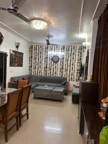 Living Room in 3 BHK Builder Floor at Green Fields Colony – for Sale