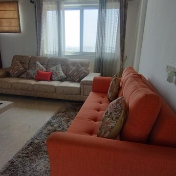 Living Room in 4 BHK Penthouse at Emaar The Palm Drive-The Premier Terraces, Sector 66 – for Rent