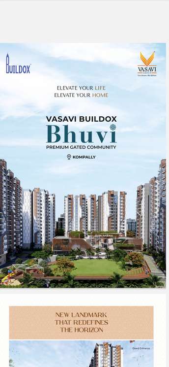 2 BHK Apartment For Resale in Vasavi Bhuvi Gundlapochampalli Hyderabad 6823313